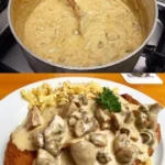 Schwarzwälder Jägersauce serviert mit Fleischgerichten