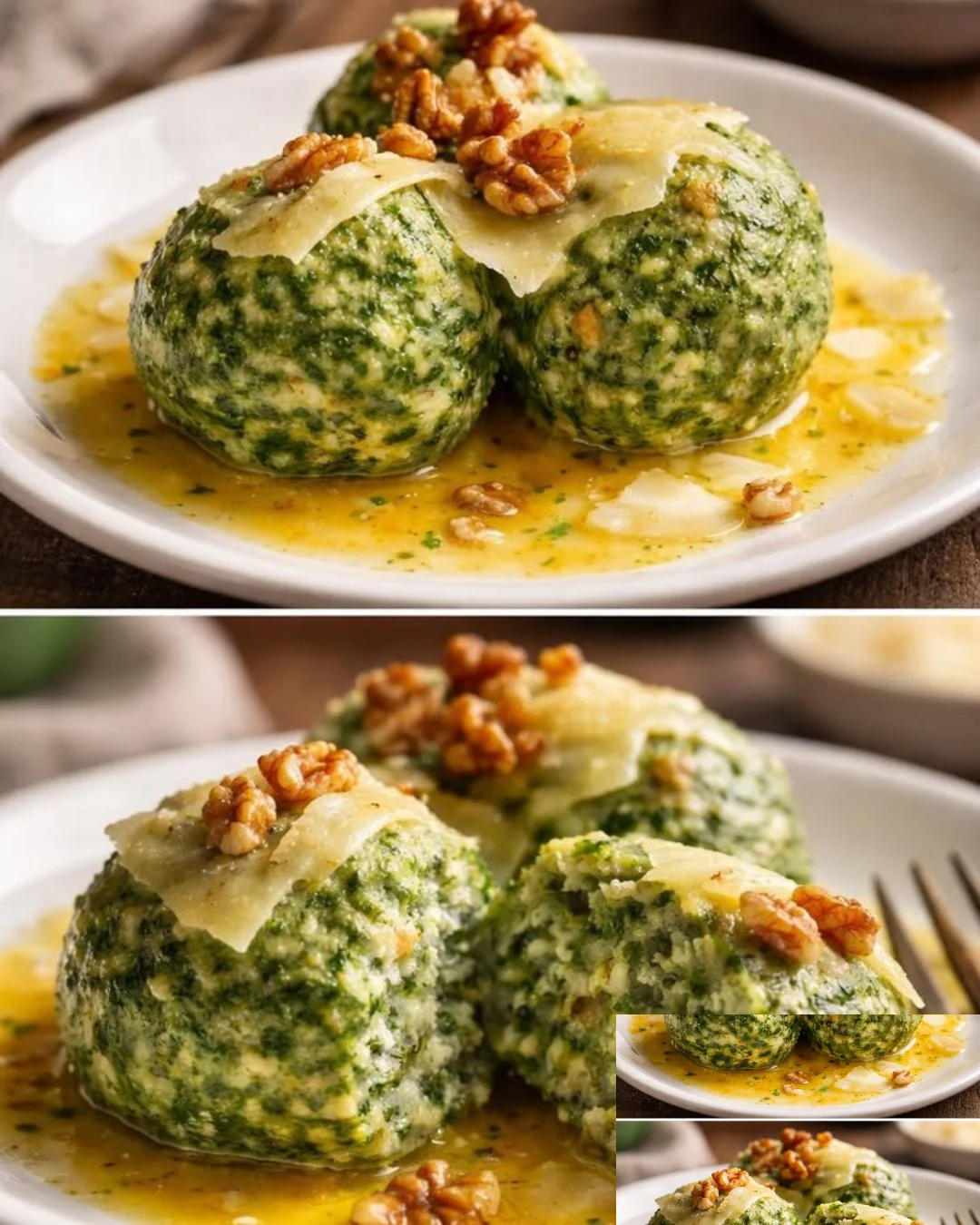 Spinatknödel — mein schneller Seelenwärmer