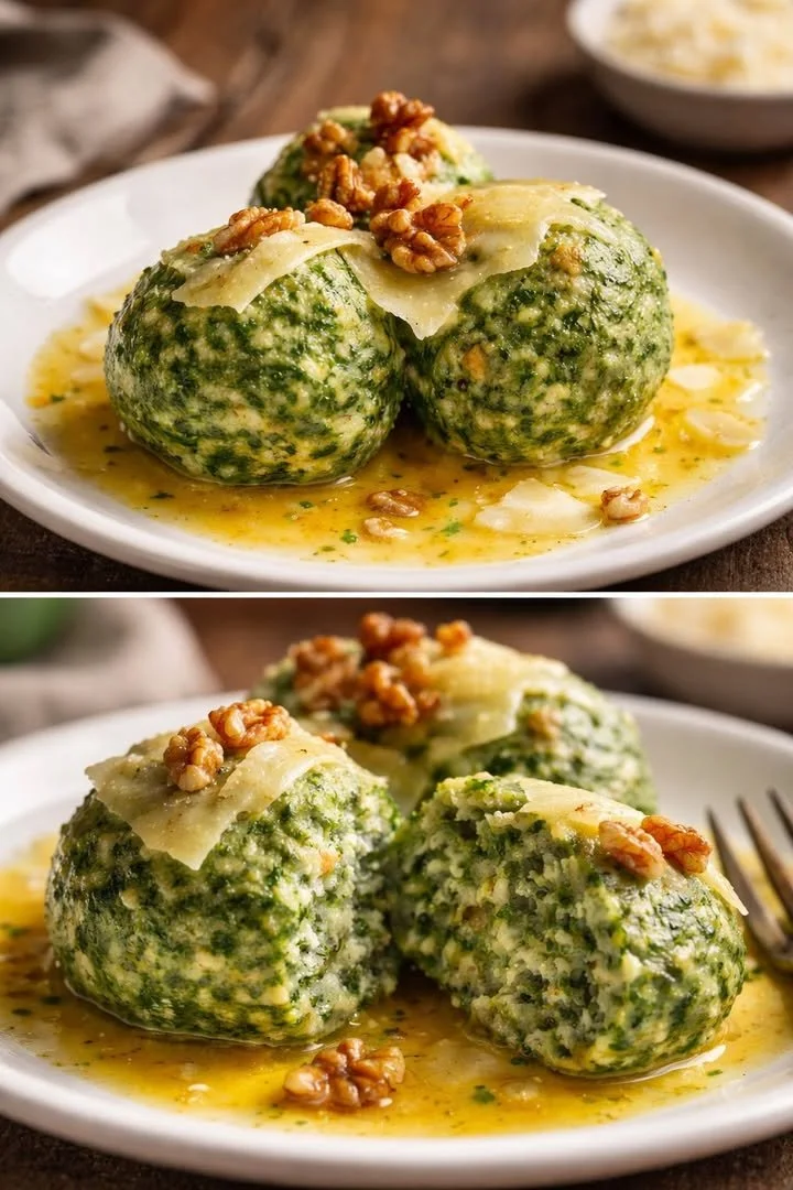 Spinatknödel — mein schneller Seelenwärmer