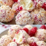 Leckere Suchtbällchen des Jahres auf einem Teller präsentiert