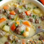 Türkische Hackfleischbällchen mit Gemüse und Joghurt-Dill-Sauce auf einem Teller