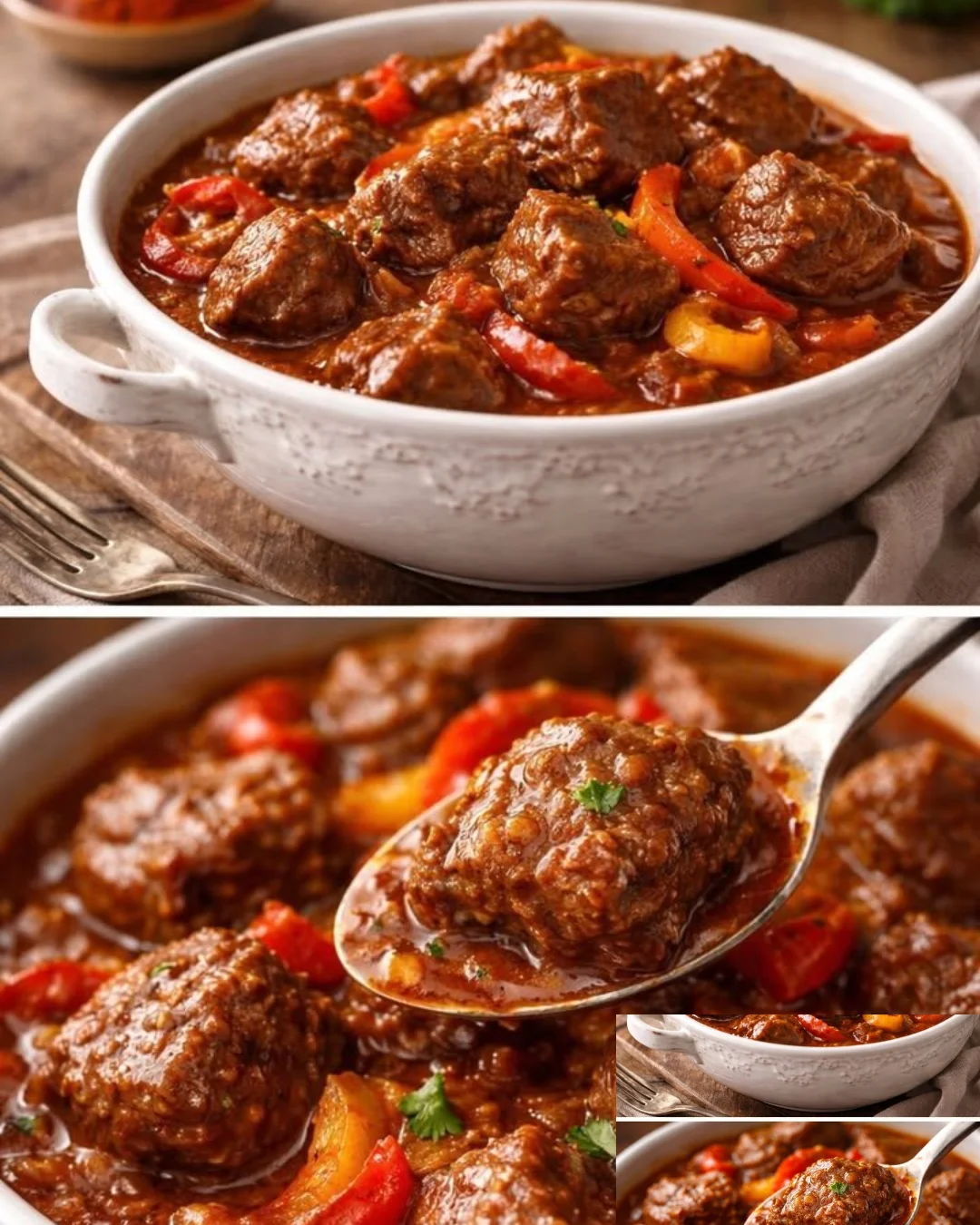 Ungarisches Paprika-Gulasch