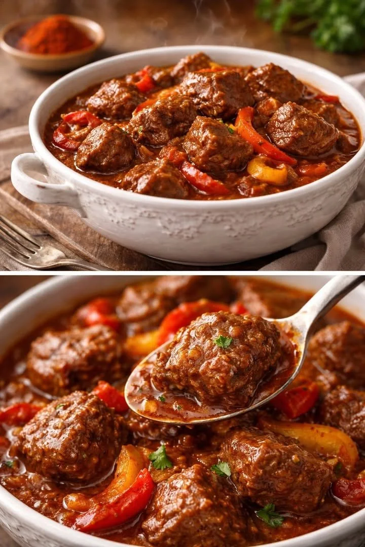 Ungarisches Paprika-Gulasch