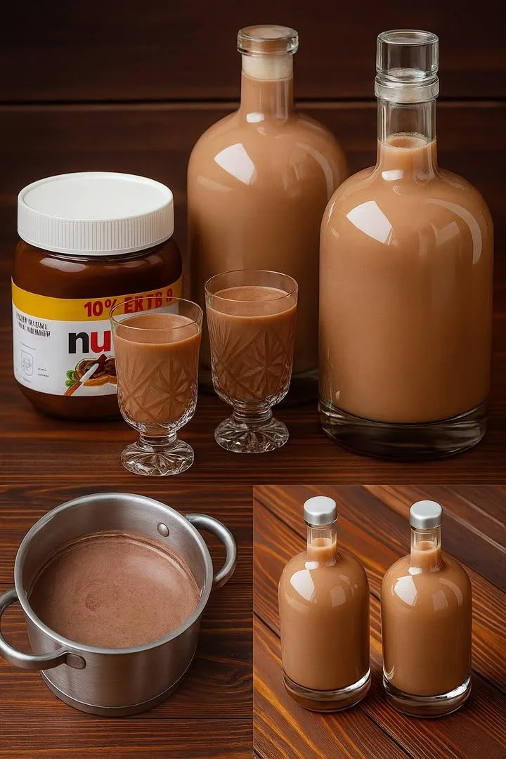 Weihnachtlicher Nutella Likör