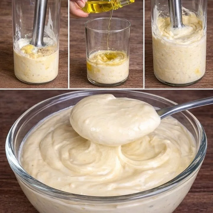 Schnelle und einfache Mayo ohne Ei Rezept in 3 Minuten