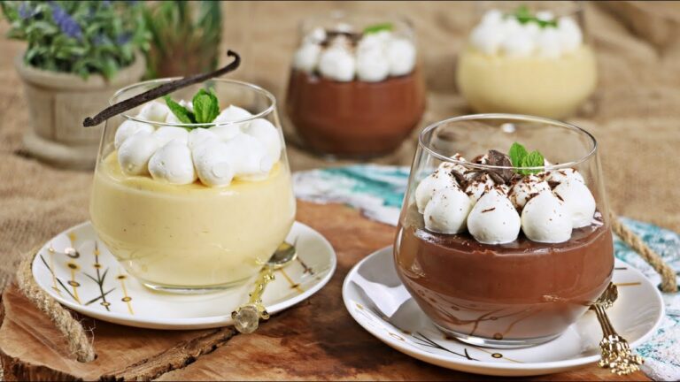 Pudding Dessert schnell gemacht – 4 einfache Ideen