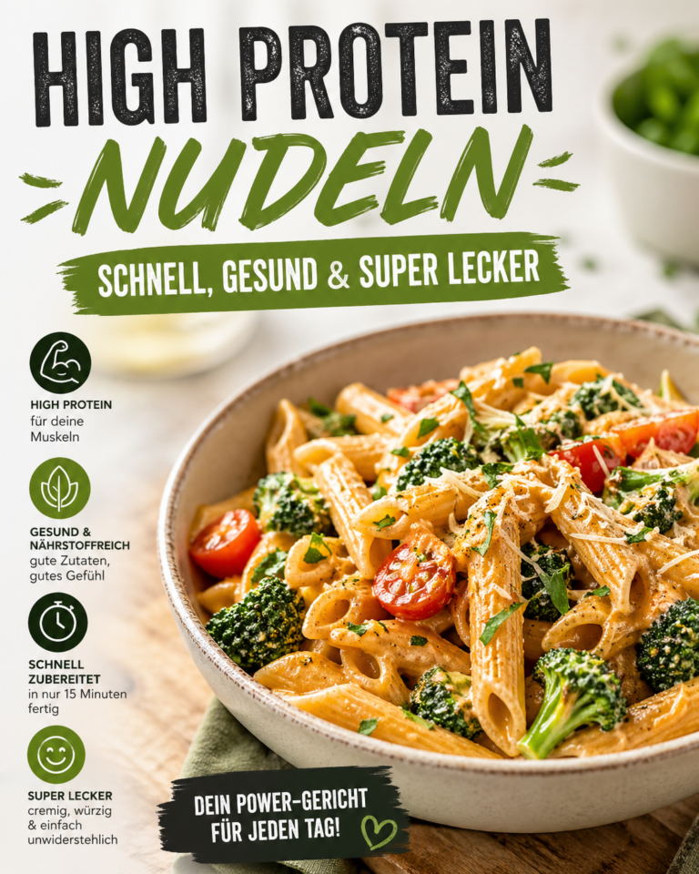 🍝 High Protein Nudeln – Schnell, gesund & super lecker