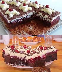 Schwarzwälder Puddingkuchen auf dem Blech – Einfach & Schnell