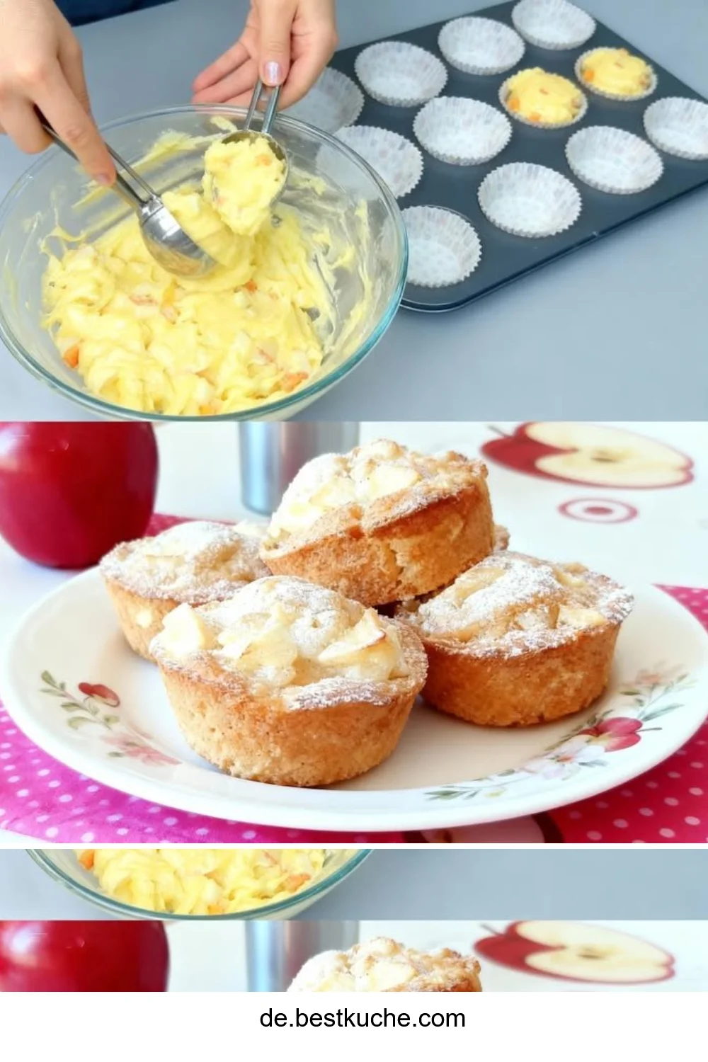 Apfel-Quark Muffins