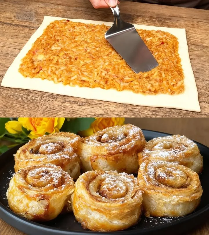 Apfeltaschen aus Blätterteig
