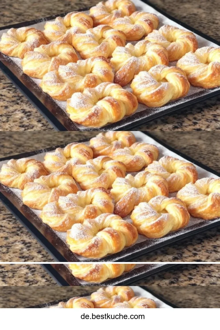 Blätterteig-Vanille-Traum - leckeres Dessert mit Vanille und Blätterteig