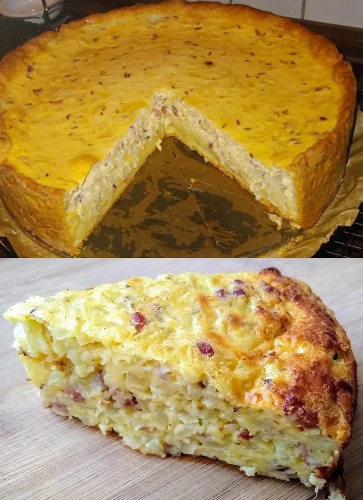Blitz 10 Minuten Zwiebelkuchen ohne Teig