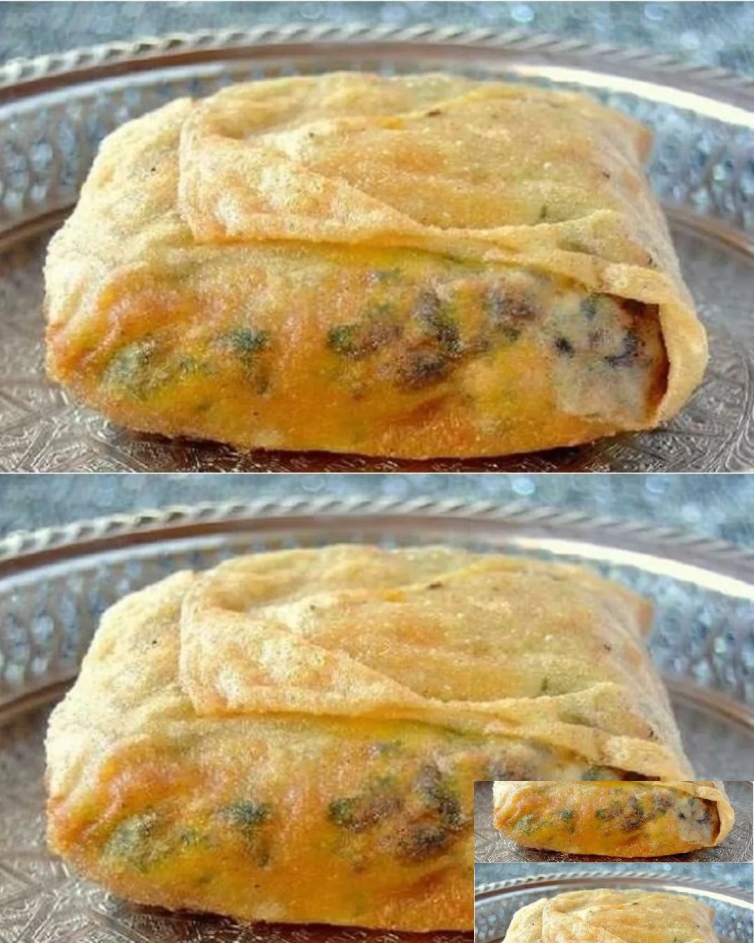 Bourek mit Kartoffeln und Hackfleisch