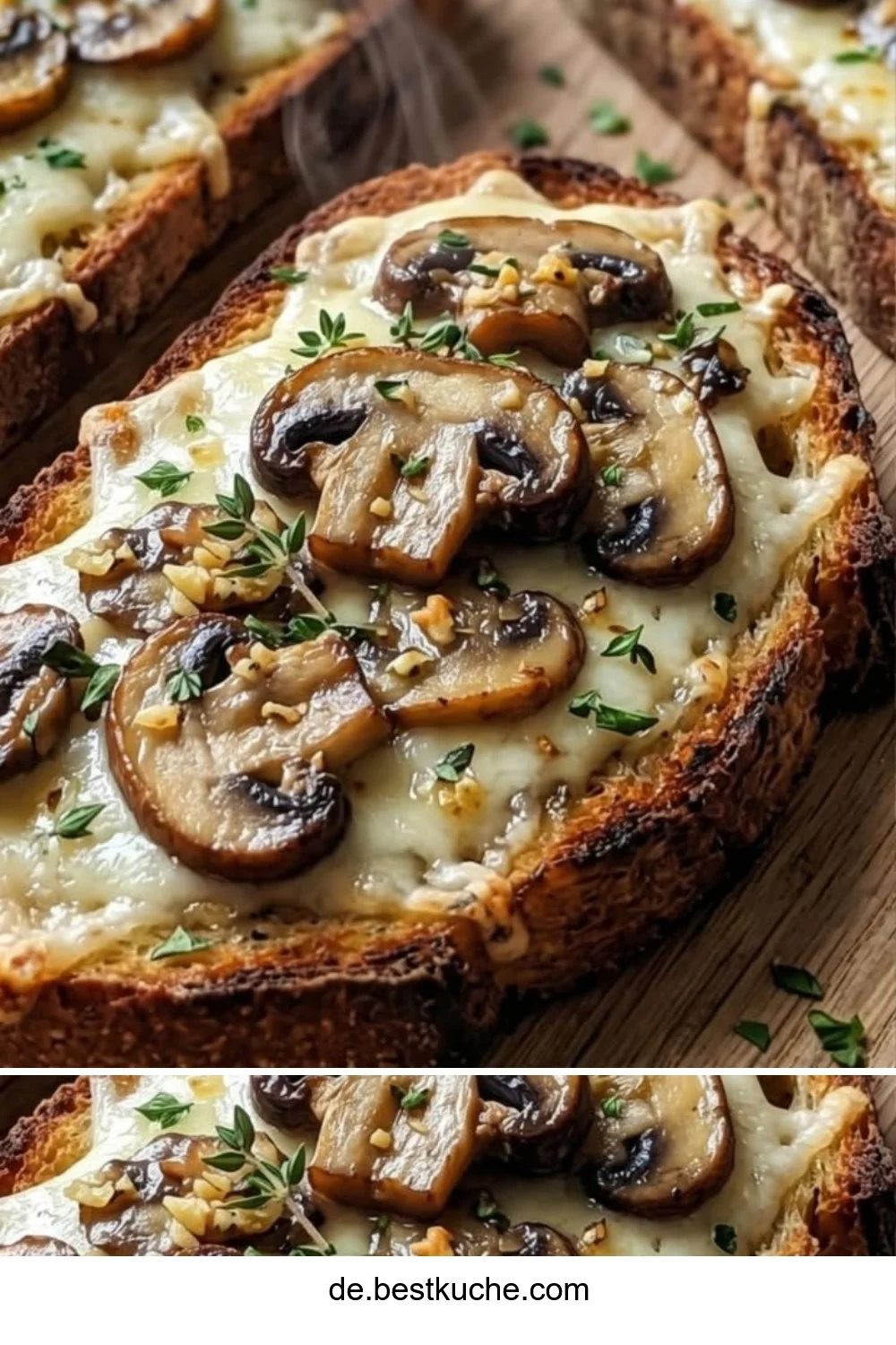 Leckere Champignon-Knoblauch-Füllung für verschiedene Gerichte