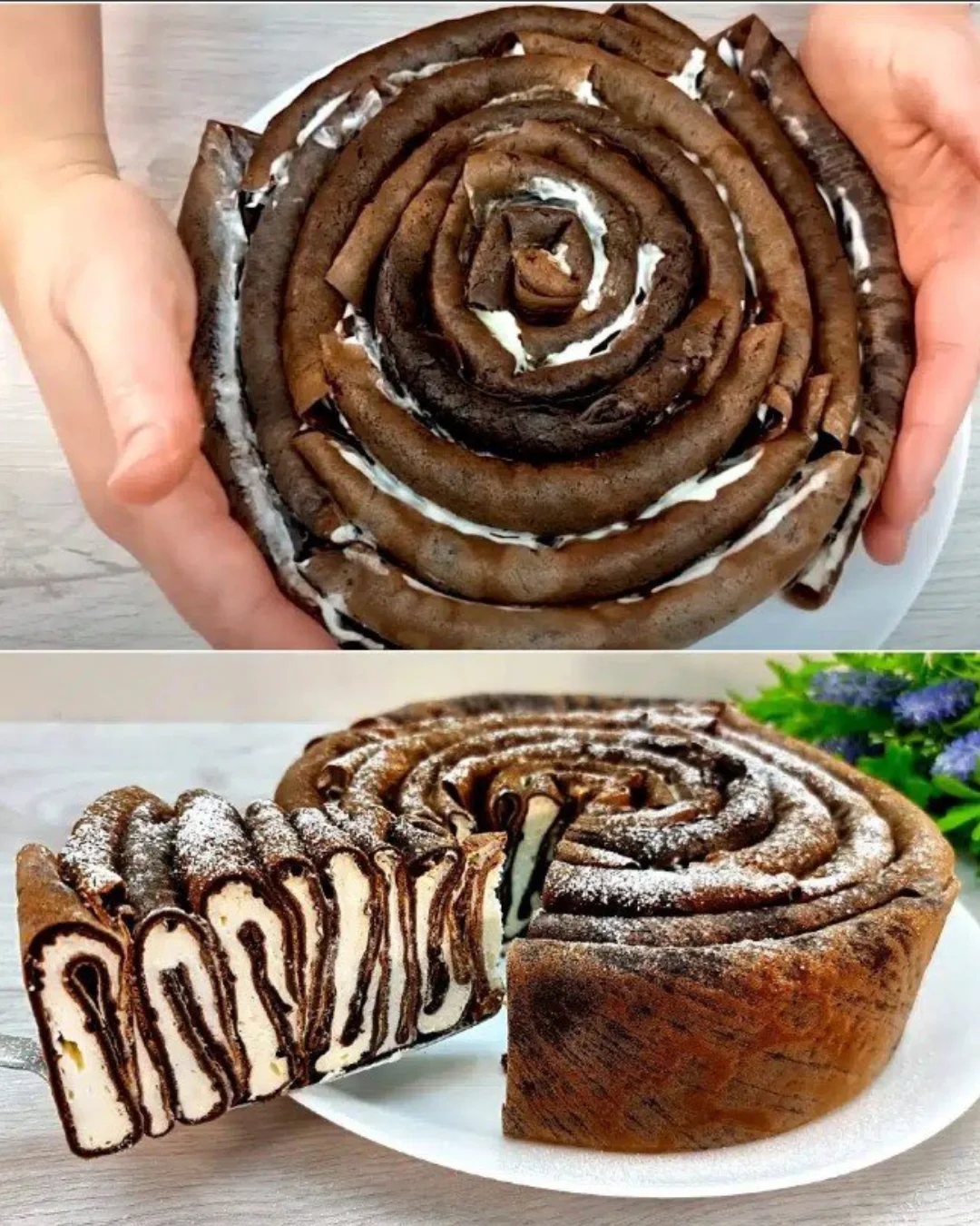 Zartester Kuchen auf einem Teller, perfekt zum Genießen.