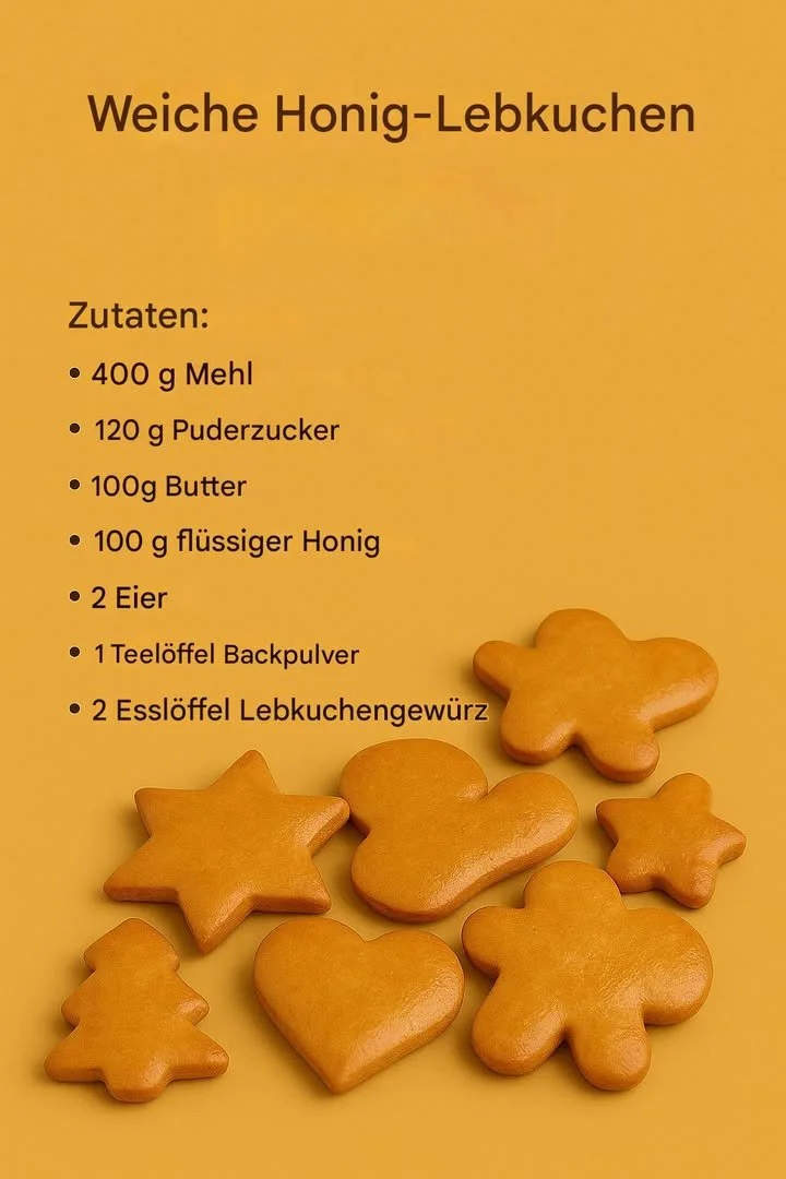 Fantastischer Honiglebkuchen