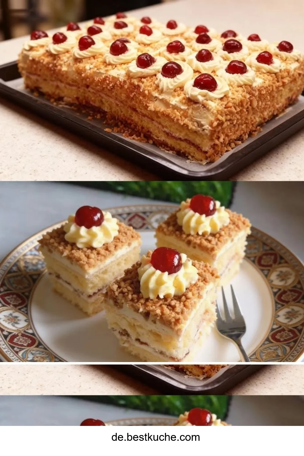 Frankfurter Kranz vom Blech