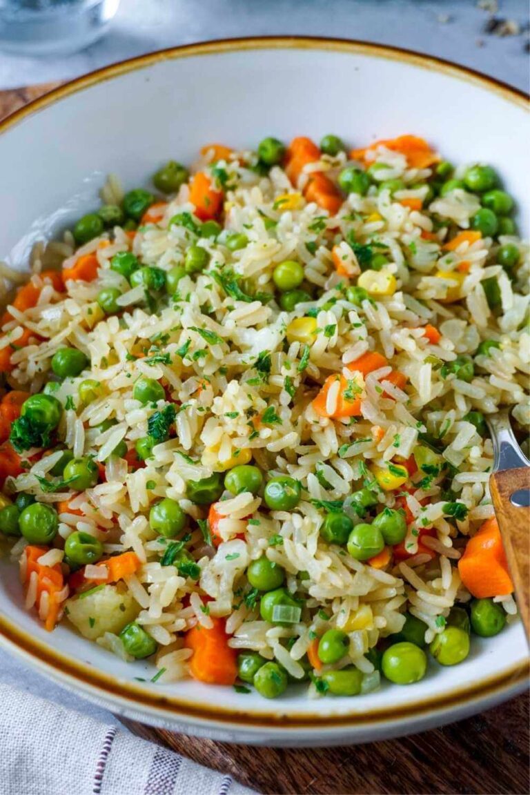🥗 Billig, gesund & mega lecker – Gemüse-Reis-Pfanne