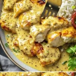 Honig-Senf-Hähnchen mit zartem Hähnchenfilet und süß-würziger Sauce