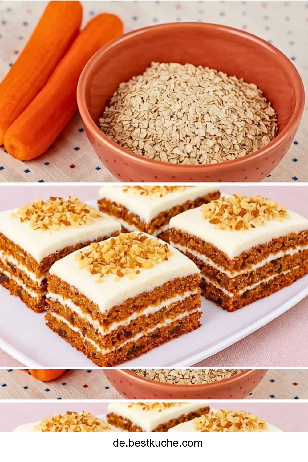 Karotten-Pflaumen-Kuchen ohne Zucker