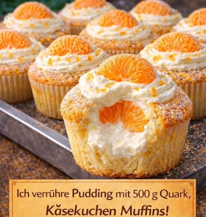 Leckere Käsekuchen Muffins aus dem Ofen, ideal für jeden Anlass