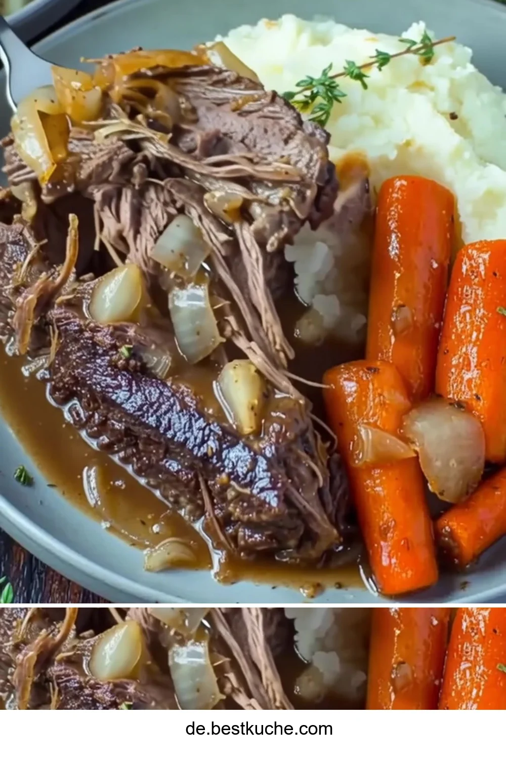 Klassischer Schmortopf im Slowcooker für schmackhafte Schmorgerichte