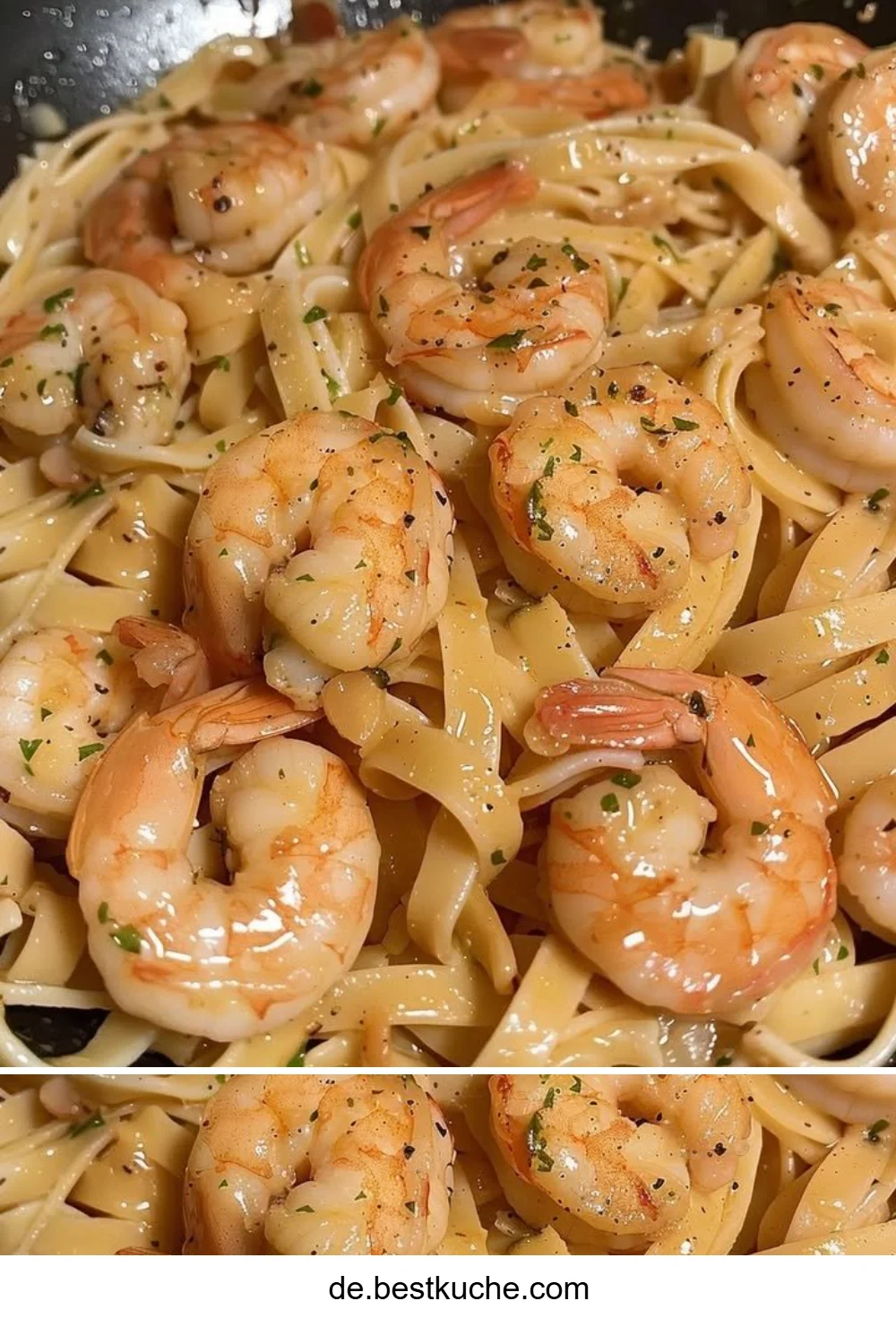 Knoblauch-Garnelen-Pasta