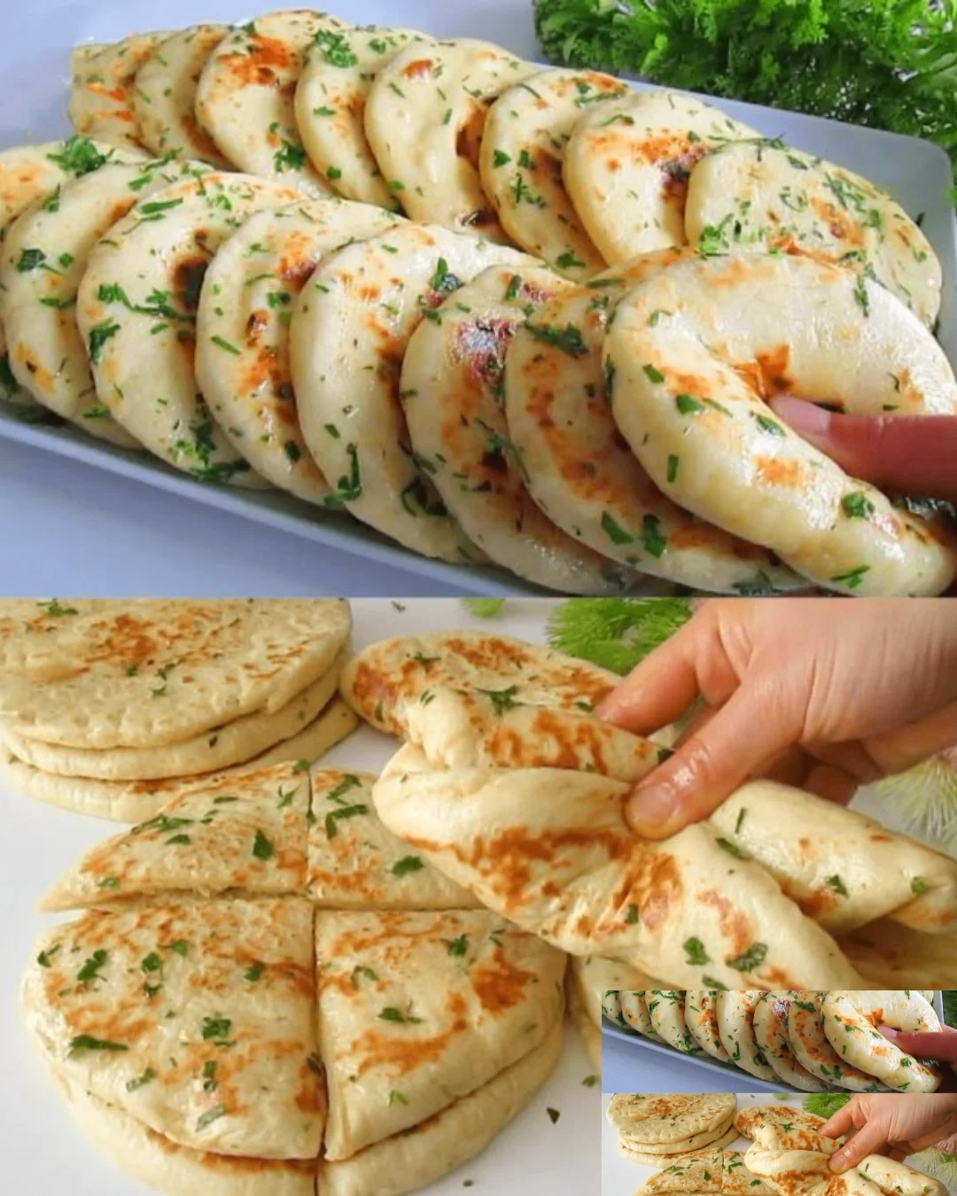 Knoblauchfladen in 10 Minuten