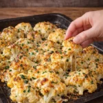 Knuspriger Blumenkohl aus dem Ofen mit goldbrauner Kruste