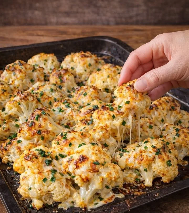 Knuspriger Blumenkohl aus dem Ofen mit goldbrauner Kruste