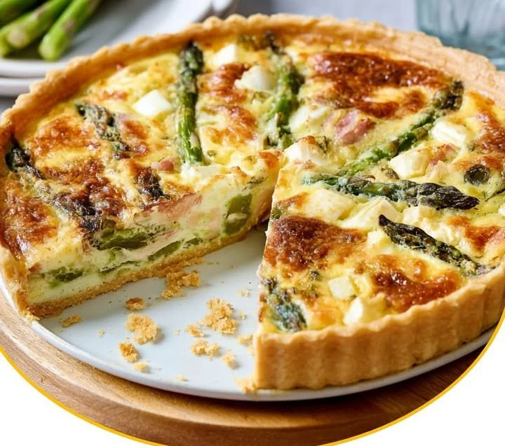 Leckere Spargelquiche für einen herrlichen Frühlingsbrunch