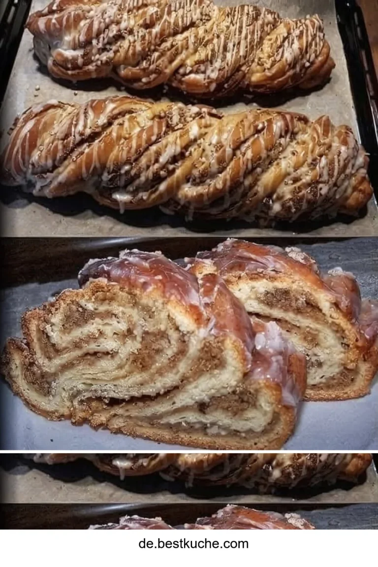 Leckere Nusszopf-Stücke, frisch gebacken und verführerisch angerichtet.