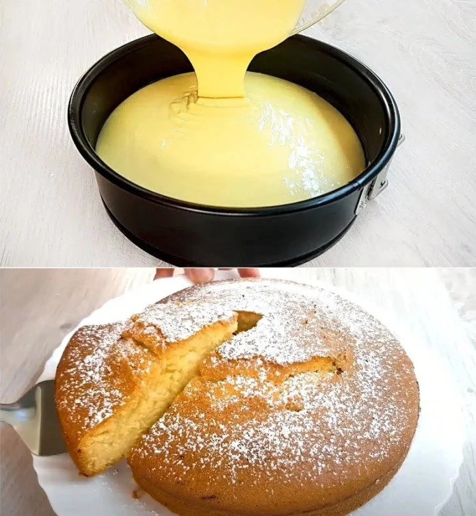 Schneller Kuchen in 1 Minute, einfaches Rezept für leckeren Kuchen