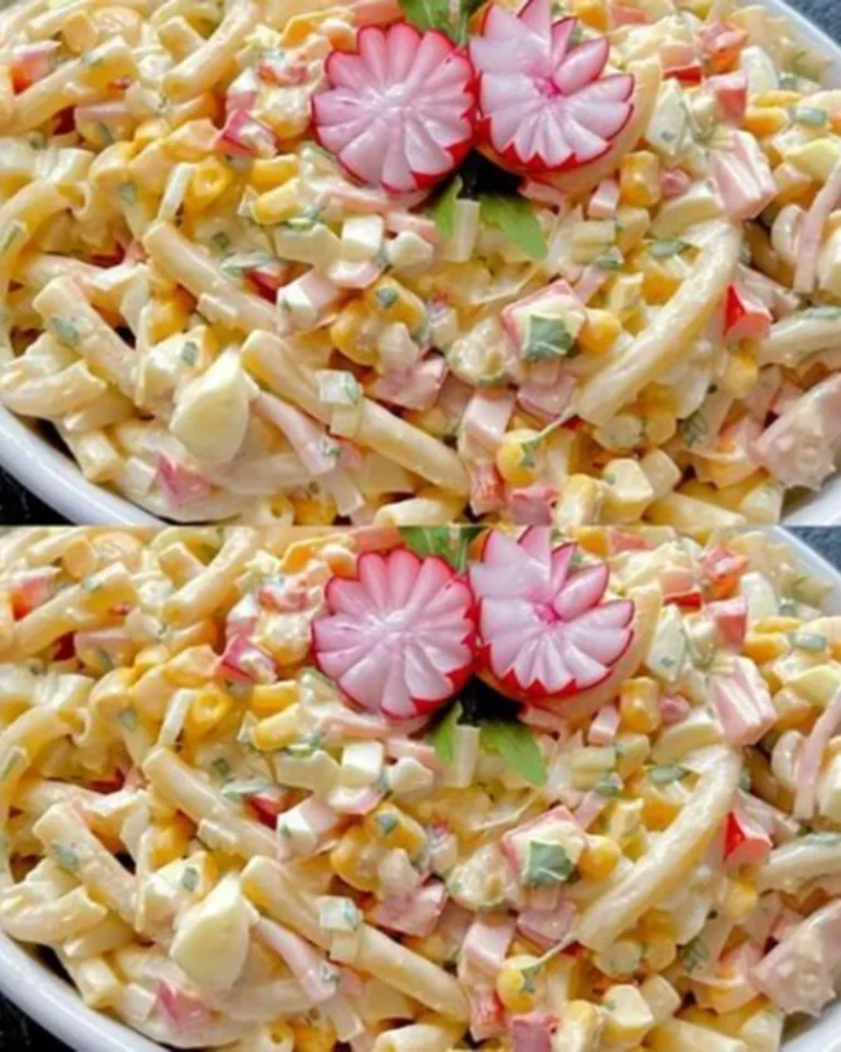 Leckerster Nudelsalat aller Zeiten mit frischen Zutaten und buntem Gemüse