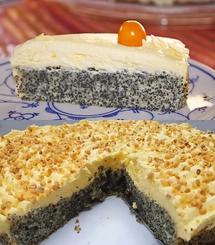 Mohnkuchen ohne Boden