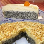 Mohnkuchen ohne Boden - köstliches Rezept mit köstlicher Mohnfüllung