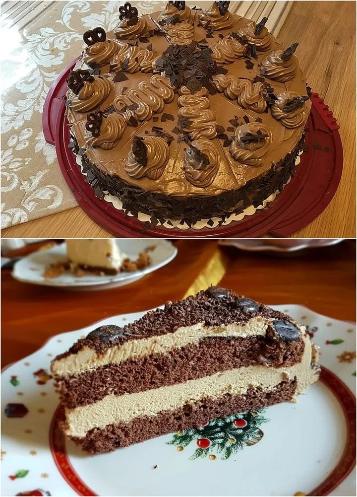 Mokka Buttercremetorte
