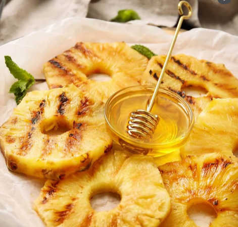 🍍 Gegrillte Ananas (süß & karamellisiert)