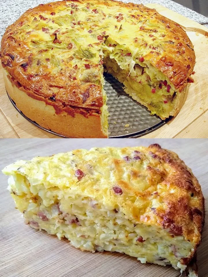 Omas Zwiebelkuchen ohne Boden