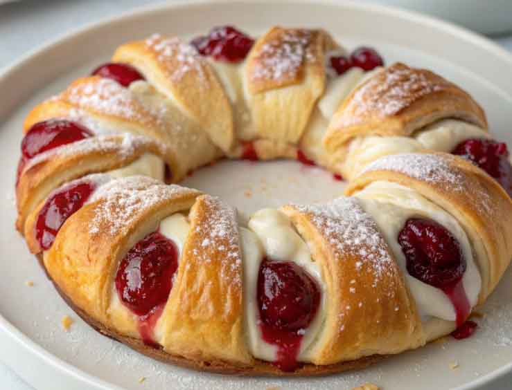 Kirsch-Frischkäse Kranz