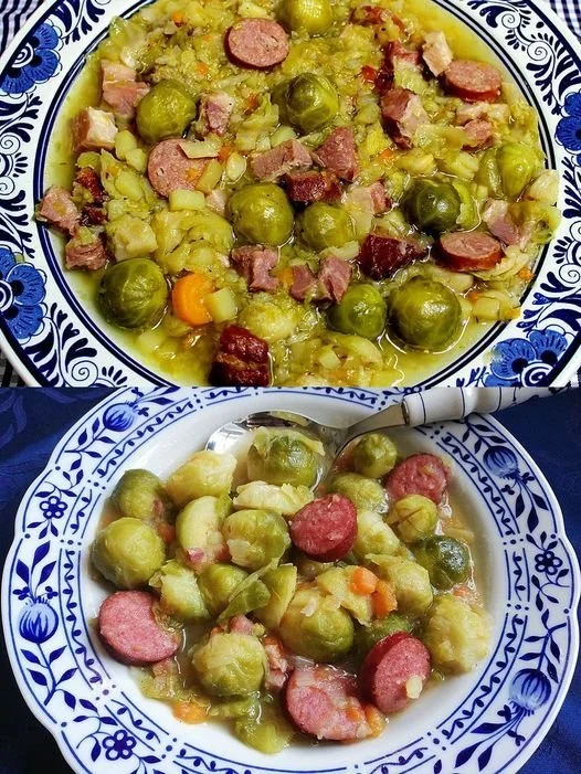 Rosenkohl-Hackbällchen-Eintopf