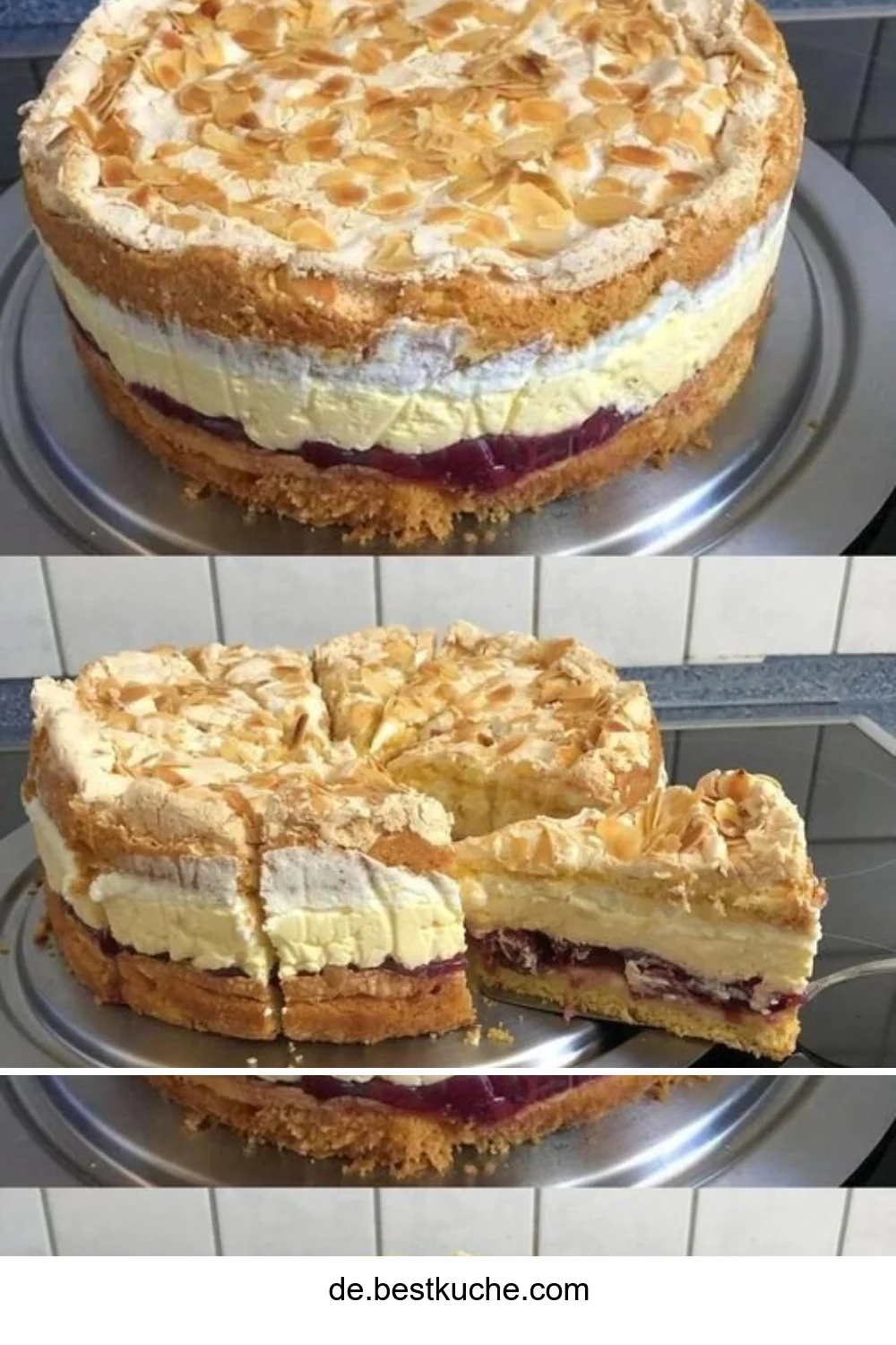 Saftige Gewittertorte mit Sauerkirschen, ideal für Feiern und Festlichkeiten.