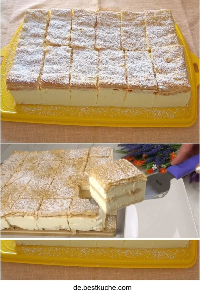 Saftiger Zitronen-Mascarpone Kuchen auf einem Teller, dekoriert mit Zitronenscheiben.