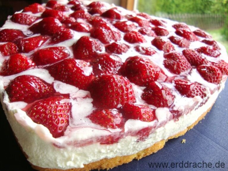 🍓 Schneller Erdbeerkuchen ohne Backen