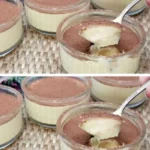 Selbstgemachtes Dessert mit frischen Zutaten.