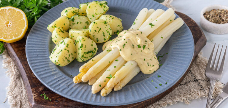 🥘 Spargel mit Sauce Hollandaise (klassisch)