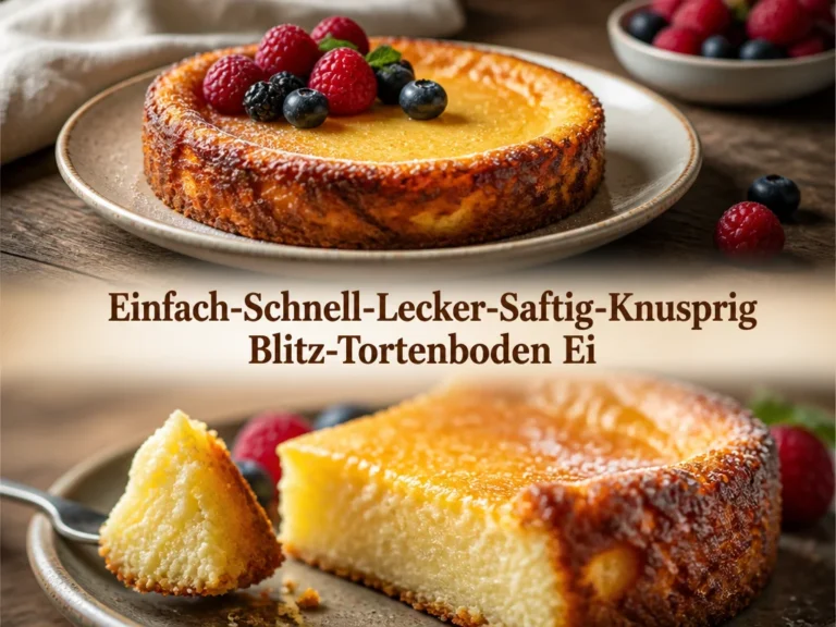 Blitz-Tortenboden Ei, schnell und saftig für köstliche Torten