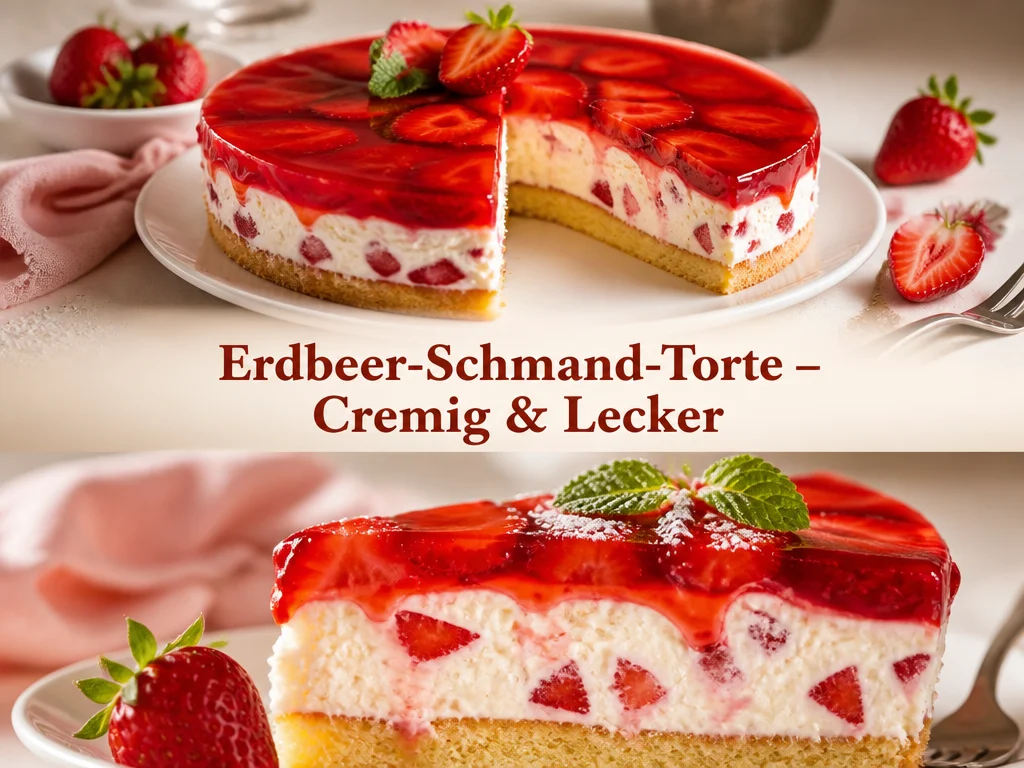Erdbeer-Schmand-Torte