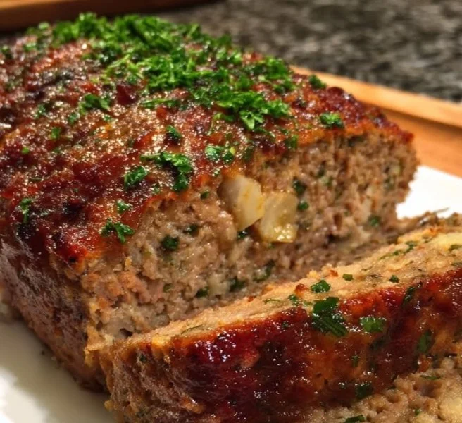 Klassischer deutscher Hackbraten
