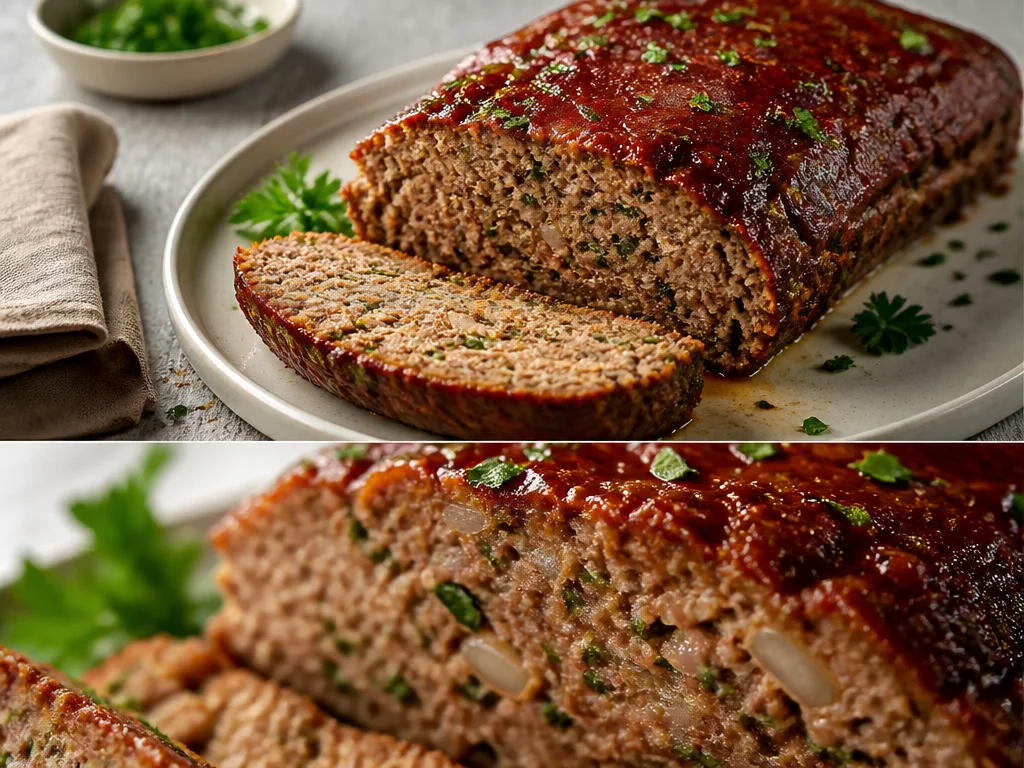 Klassischer deutscher Hackbraten